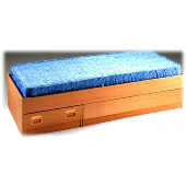 Low One Drawer Bed